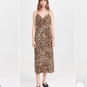 AYR Leopard The Heck Yes Midi Dress